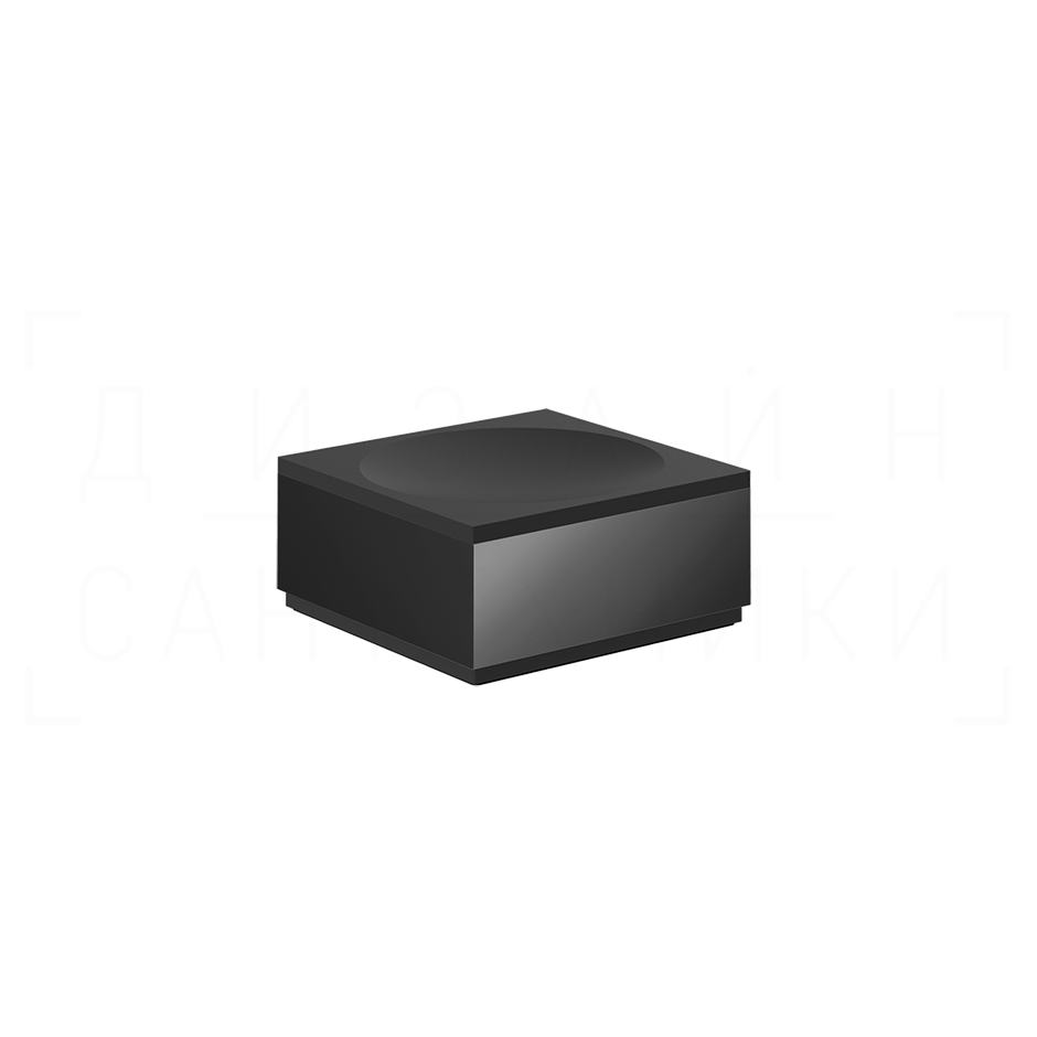 Gessi Jacqueline Мыльница с керамической чашей, настольный, цвет: black metal PVD 77525#706