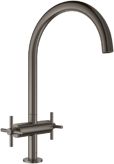 Grohe Atrio New Смеситель для кухни вентильный, цвет: темный графит, матовый 30362AL0