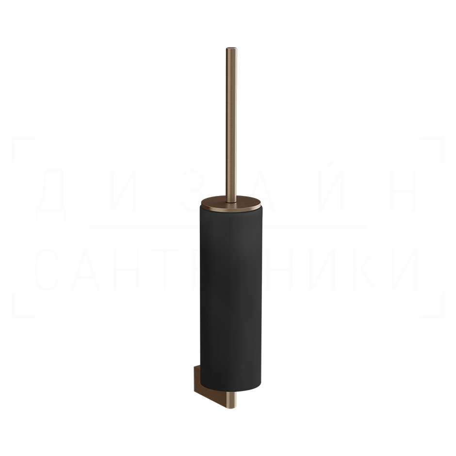 Gessi Origini Ершик для унитаза подвесной, колба Neolite, цвет: black/coffee bronze brushed PVD 66420#761