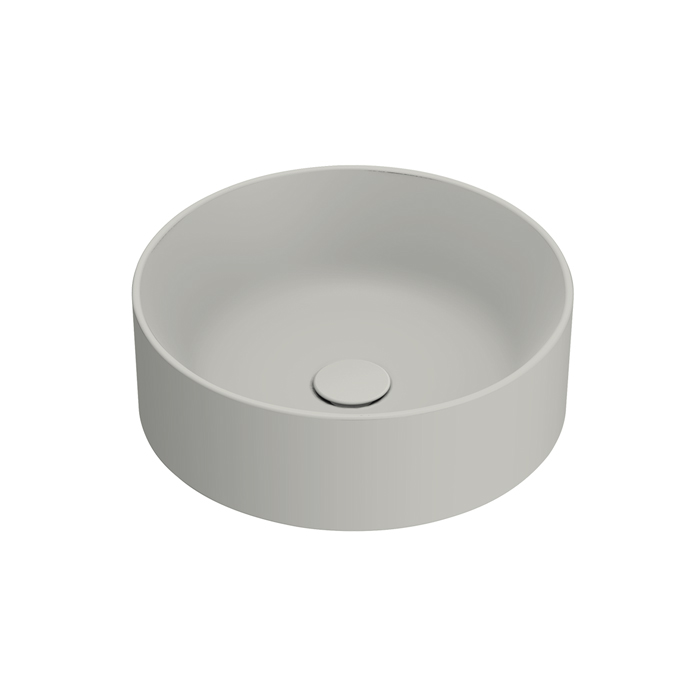 Catalano Zero Раковина чаша d40 см, без перелива, цвет: cemento satinato 0123400023