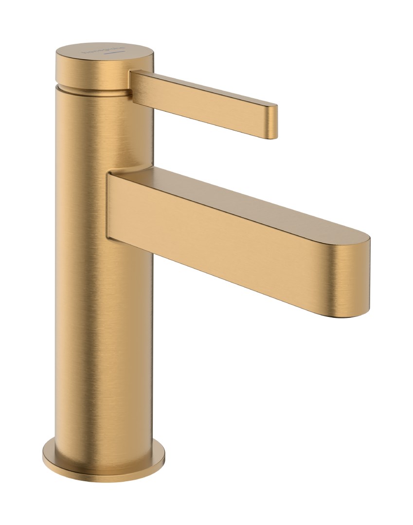 Hansgrohe Finoris Смеситель для раковины, без донного клапана, излив 12,6 см, цвет: шлифов. бронза 76013140