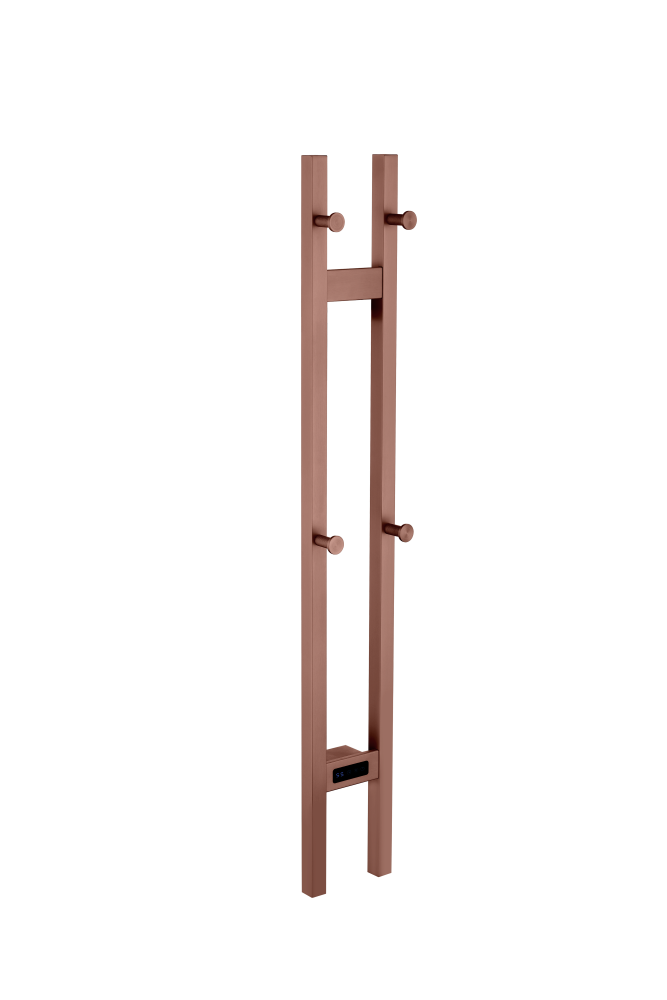 Boheme Duo Полотенцесушитель электрический 17х120h см, цвет: copper brushed 728-CB