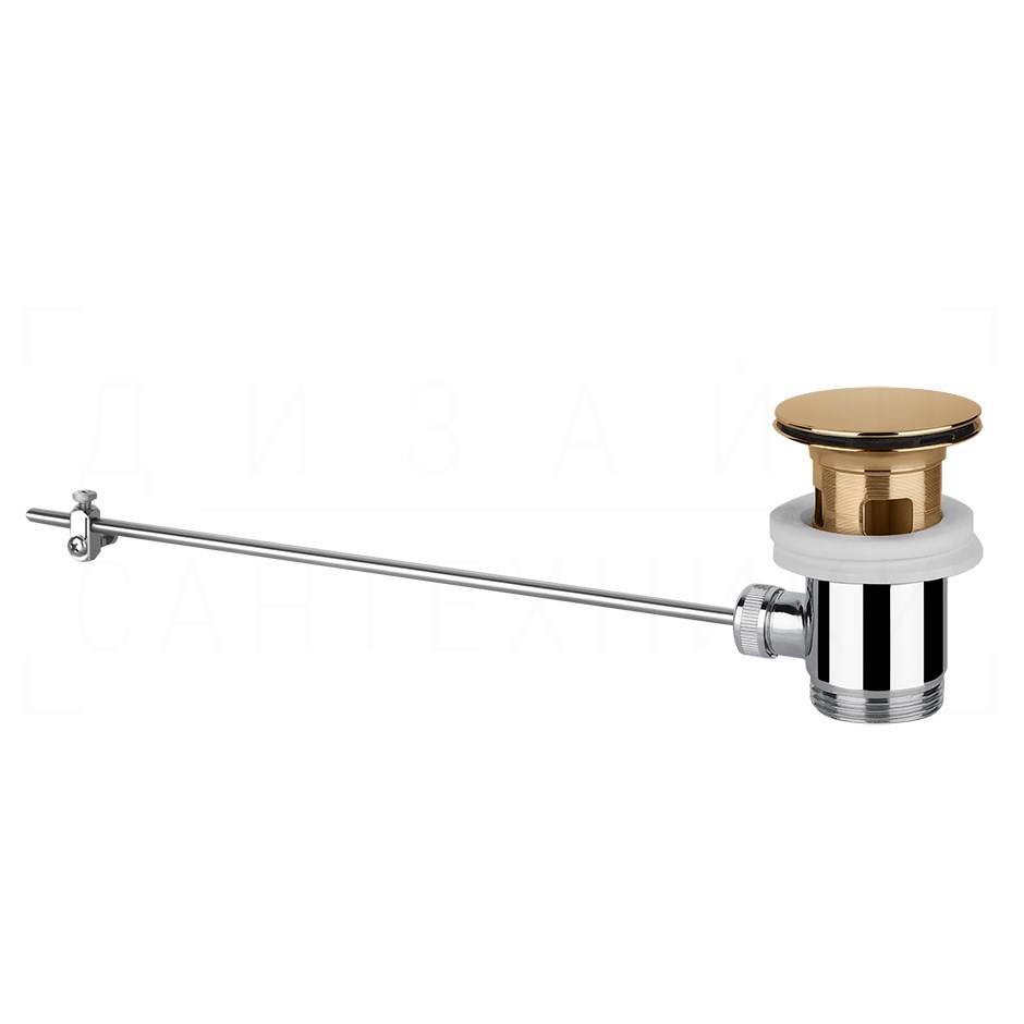 Gessi Донный клапан автоматический, с переливом, цвет: warm bronze PVD 29263#735
