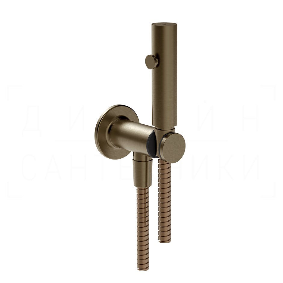 Gessi Inciso Гидроершик без смесителя, шланг 125 см, цвет: coffee bronze brushed PVD 58151#761