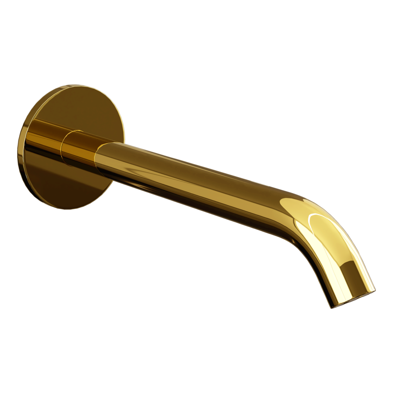 Remer X Style Излив настенный 18,3 см, цвет: oro lucido 91XLDO