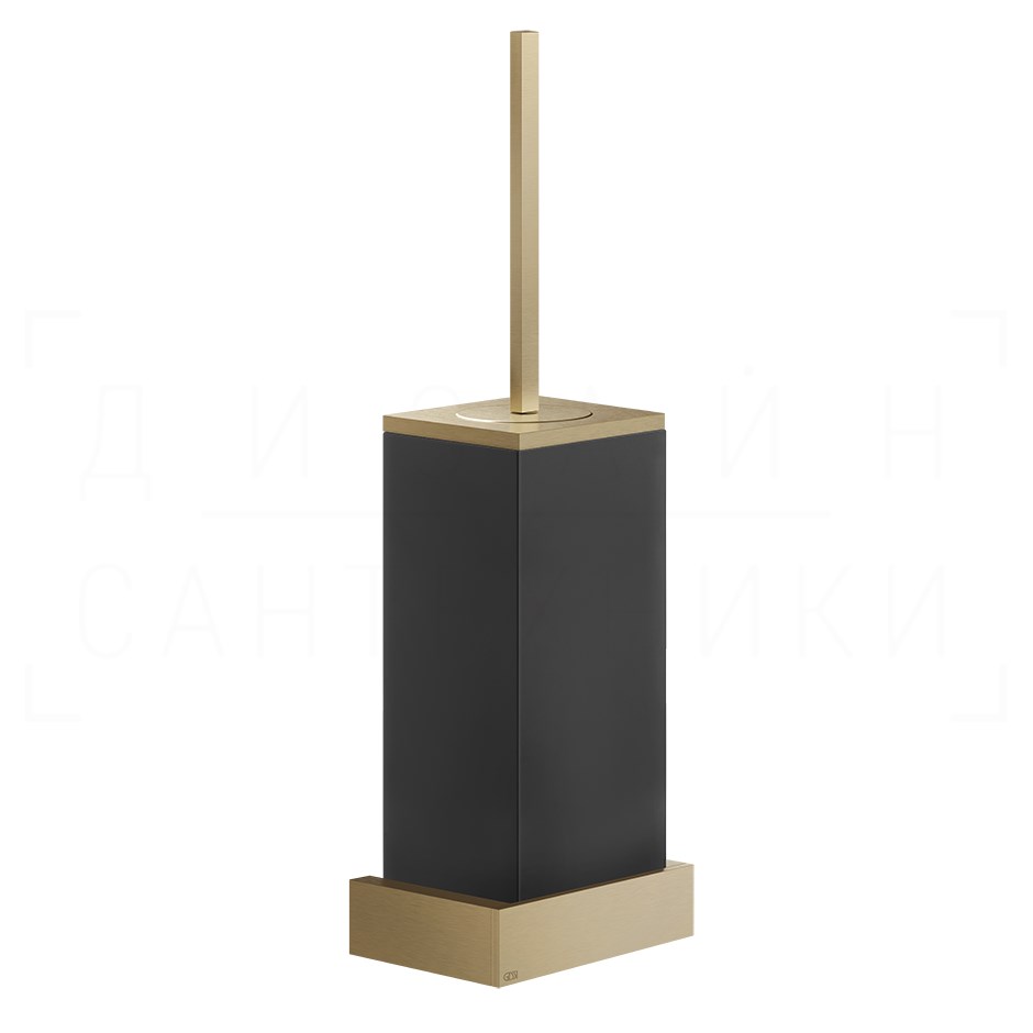 Gessi Inverso/Rettangolo Ершик для унитаза подвесной, колба Neolite, цвет: warm bronze brushed PVD 20820#726