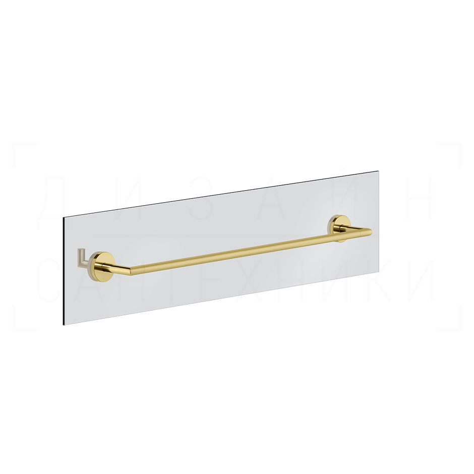 Gessi Ventaglio Полотенцедержатель для крепления на стекло 65 см, цвет: gold PVD 63728#246