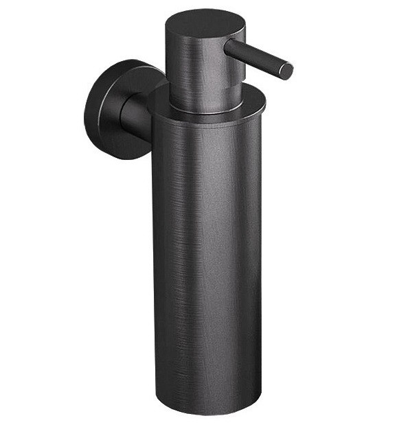 Colombo Design Plus Дозатор для жидкого мыла 0,15 л, металлическая колба, цвет: matt graphite W4981.GM