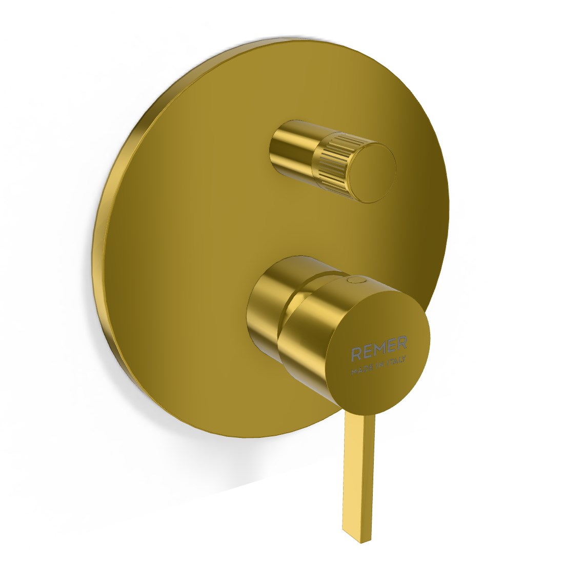 Remer Metrica Смеситель для душа встраиваемый, 2 потребителя, цвет: oro PVD MC09HGP