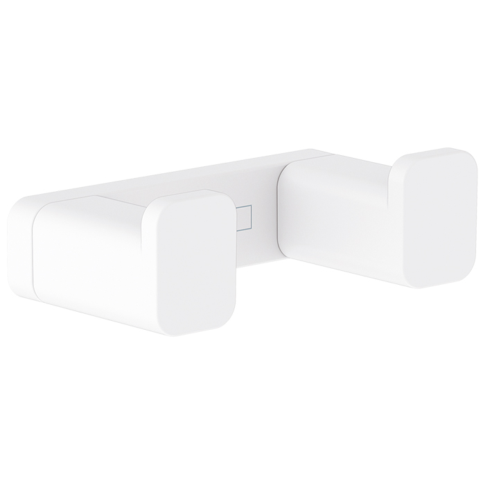 Hansgrohe AddStoris Крючок двойной для полотенец, латунь цвет: белый 41755700