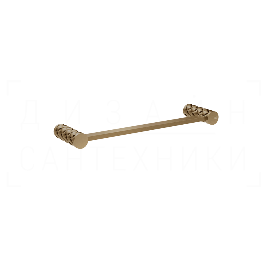 Gessi Pelle Полотенцедержатель 32,8 см, подвесной, цвет: deep bronze brushed PVD 78597#791