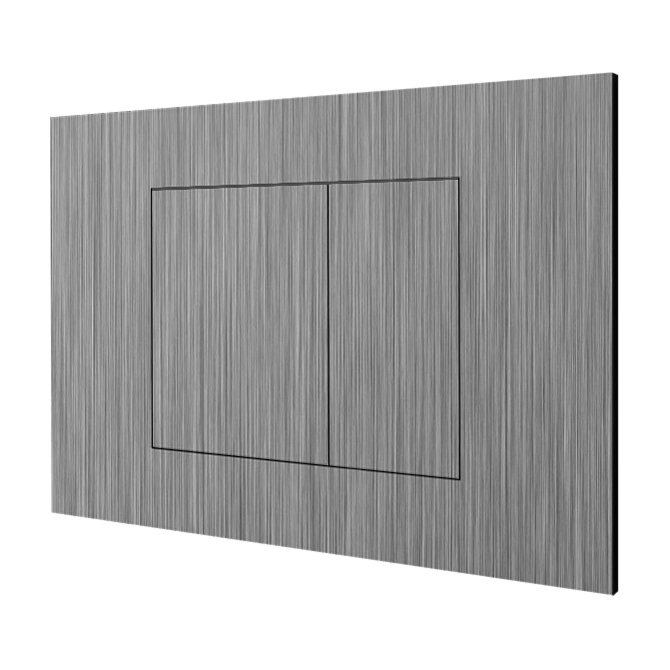 Almar WC Plate Кнопка смыва для бачка, цвет: brushed stainless steel E330001.BS