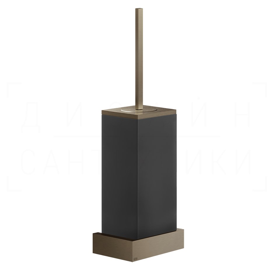 Gessi Inverso/Rettangolo Ершик для унитаза подвес., колба Neolite, цвет: coffee bronze brushed PVD 20820#761