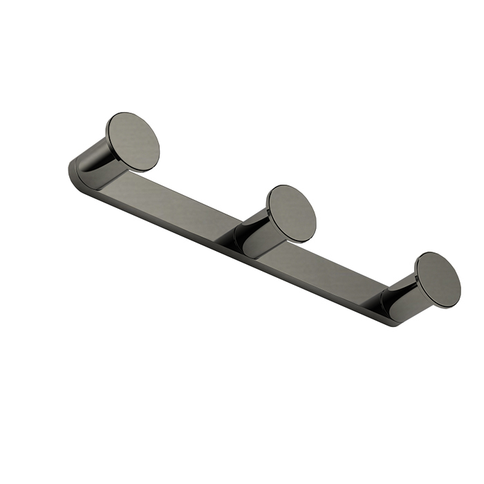 Colombo Design Mini Крючок, подвесной, тройной, цвет: stainless steel CD117.HPS1