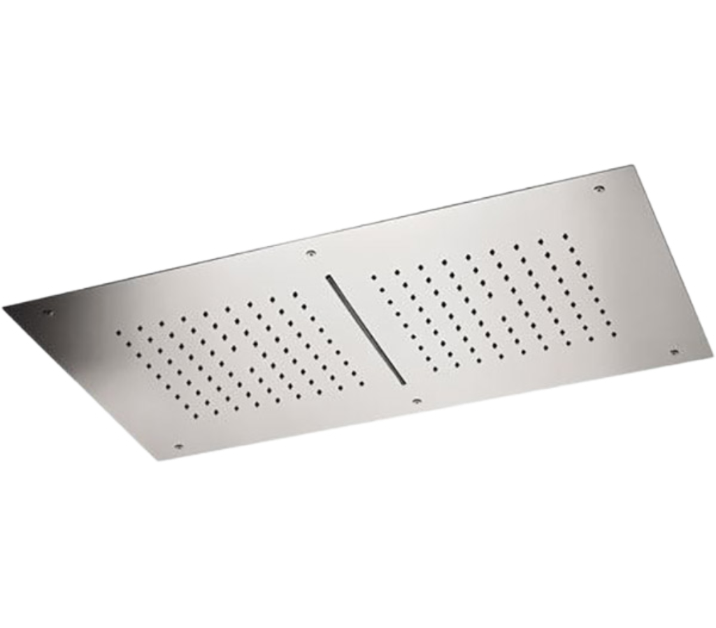 Remer X Style Inox Верхний душ встраиваемый в потолок 70x40 см, 2 режима, цвет: inox spazzolato SS357SFR7040C