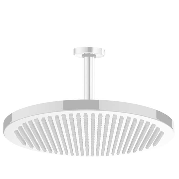 Bossini Apice Верхний душ, с потолочным держателем 23,7 см, цвет белый матовый H31430D.045
