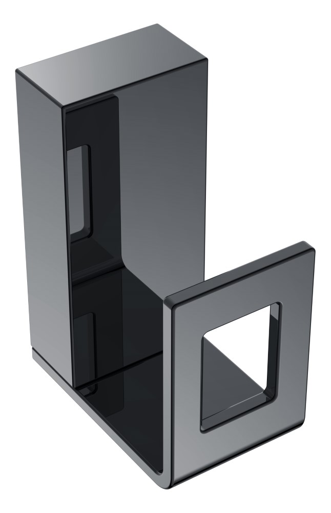 Boheme Q Крючок для полотенца, подвесной, цвет: shine gun metall 10946-SGM