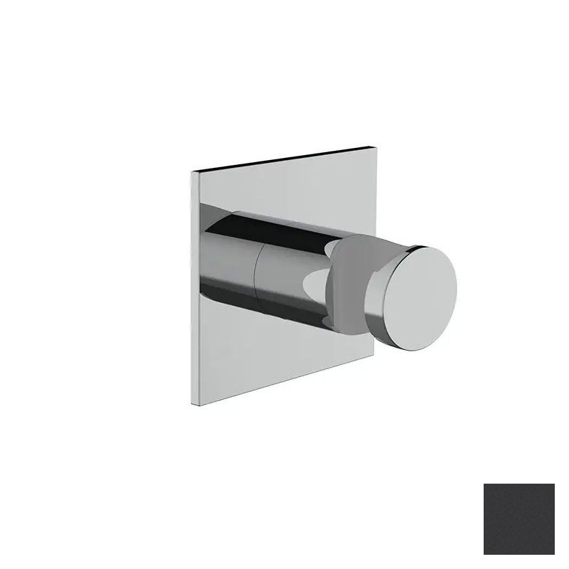 Almar Square Держатель душевой лейки на стену из латуни, цвет: matt black E120013.MB