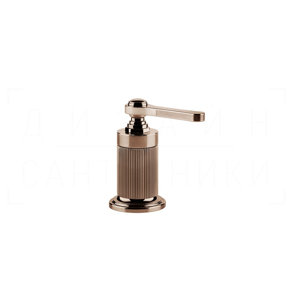 Gessi Venti20 Смеситель для раковины, без излива и донного клапана, цвет: copper PVD 65100#030