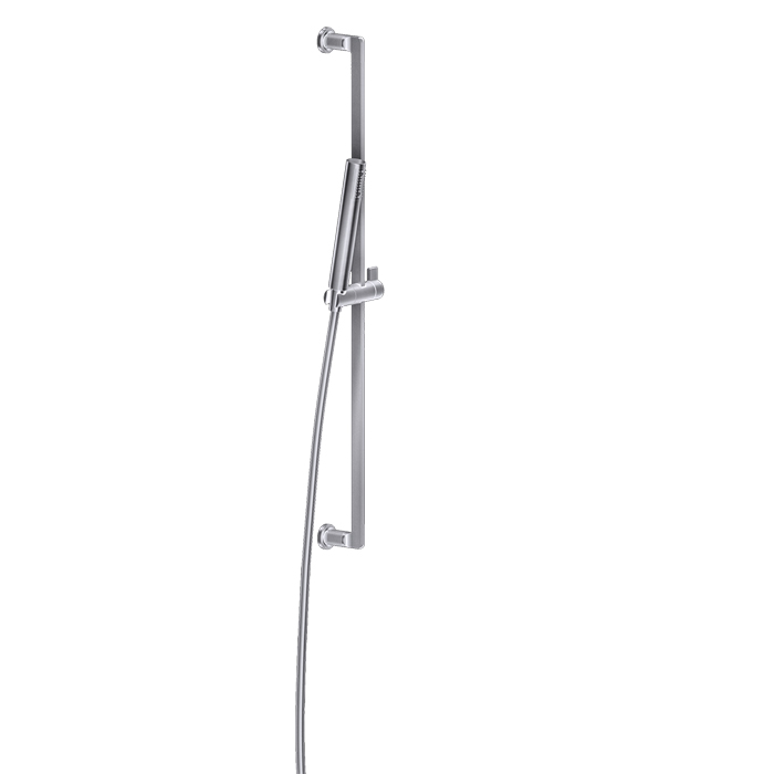 Gessi Inciso Душевой гарнитур: ручной душ, штанга 84,1 см, шланг 150 см, цвет: finox brushed nickel 58145#149