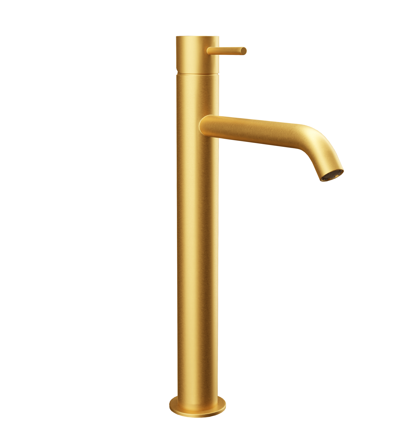 Remer X Style Смеситель для раковины, с донным клапаном, высота излива 22 см, цвет: oro spazzolato X10LXLBG