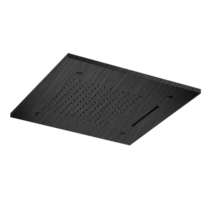 Almar Square 500 Потолочный душ 49,6х49,6 см, встраиваемый, 3 режима, цвет: brushed absolute black E044140.AB