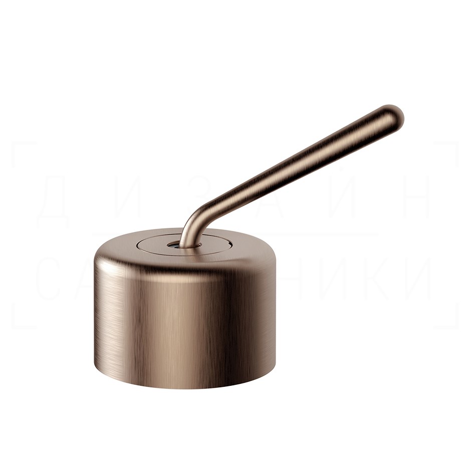 Gessi Goccia Смеситель для раковины, без излива и донного клапана, цвет: copper brushed PVD 33700#708