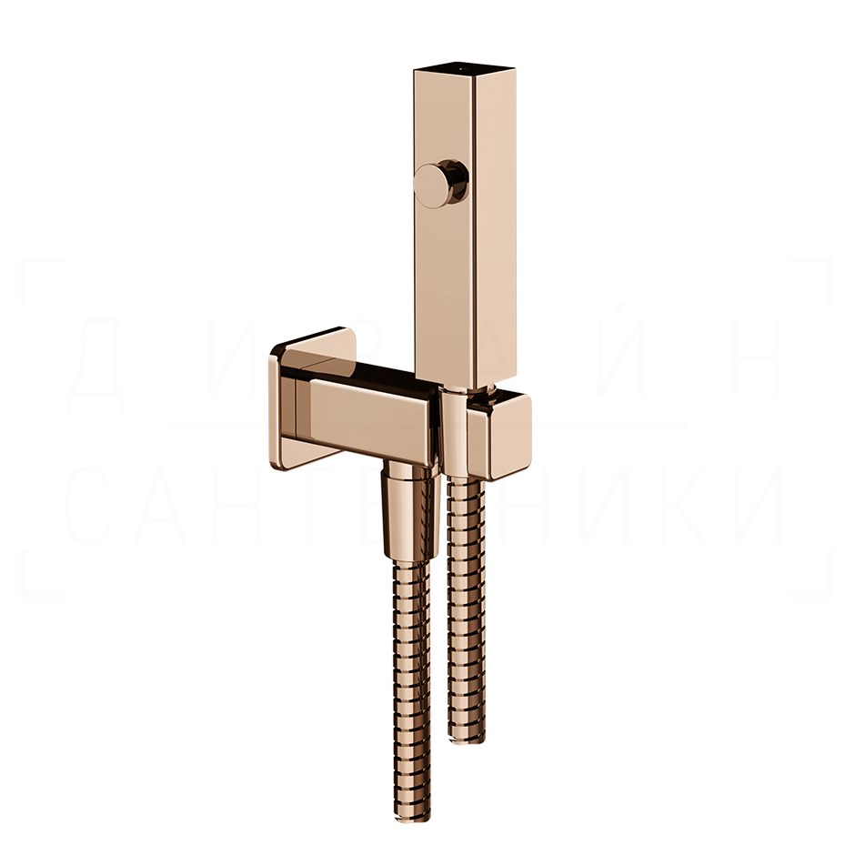 Gessi Total Look Гидроершик без смесителя, шланг 125 см, цвет: copper PVD 33823#030