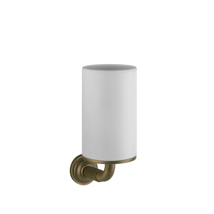 Gessi Venti20 Стакан подвесной, керамический, цвет: antique brass 65407#713