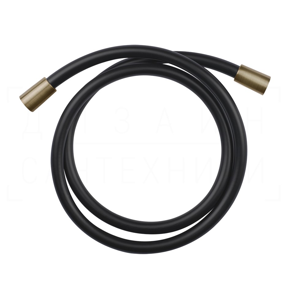 Gessi Душевой шланг 150 см, с пластиковой оплеткой, цвет: deep bronze brushed PVD 54137#791
