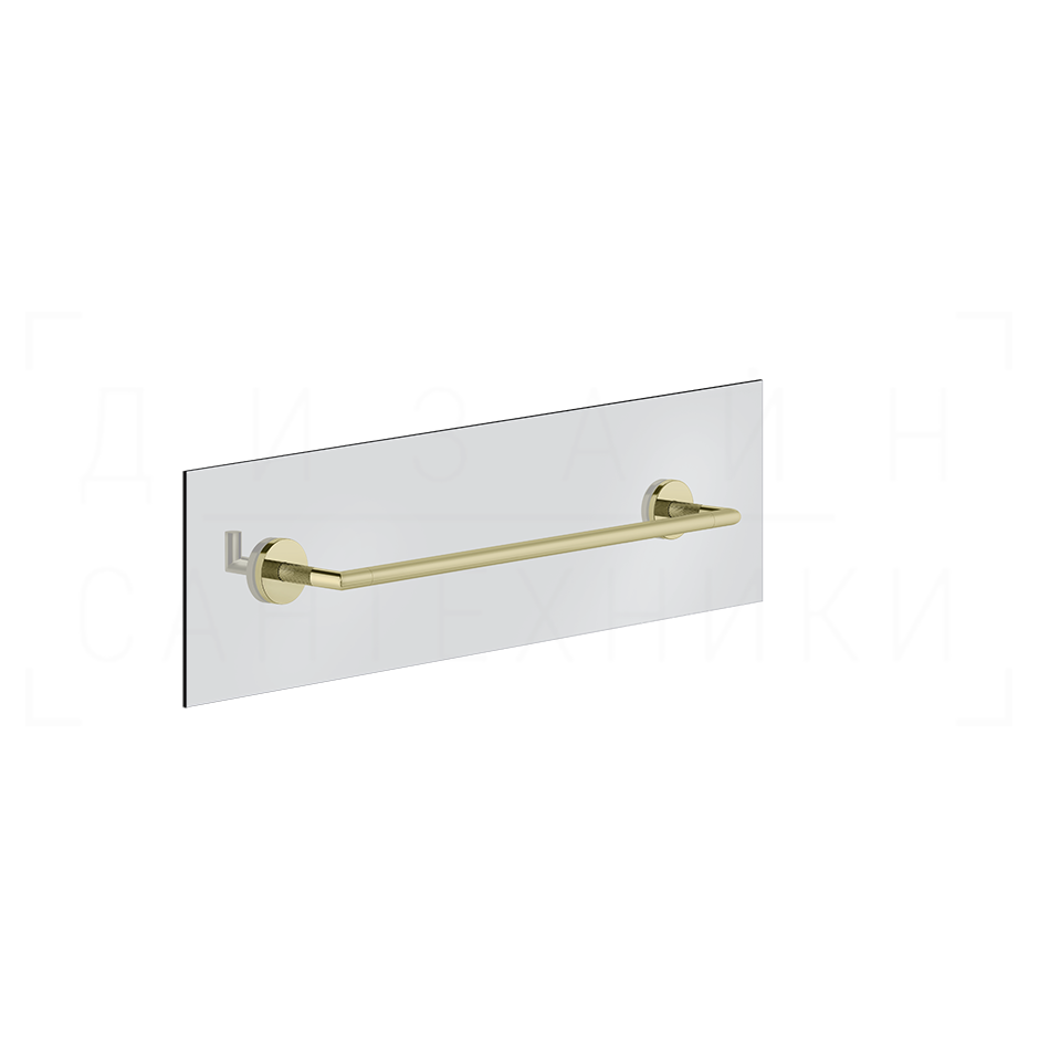 Gessi Anello Полотенцедержатель для крепления на стекло 50 см, цвет: brass PVD 63826#710