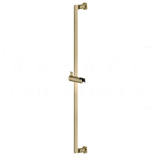 Gessi Inciso Душевая штанга 84,1 см, с держателем для лейки, цвет: brushed brass PVD 58144#727