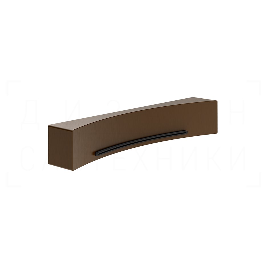 Gessi Perle Излив настенный для ванны, каскадный, цвет: dark bronze 57595#845