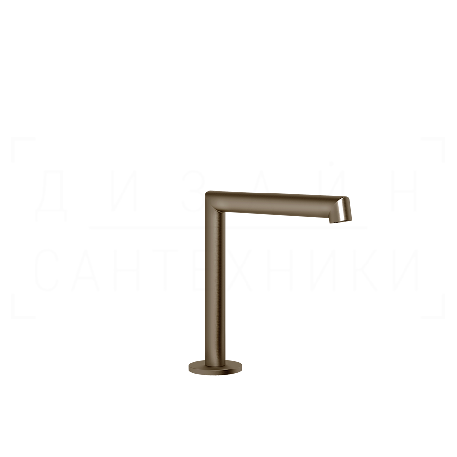 Gessi Anello Излив отдельностоящий для раковины 14,4 см, цвет: coffee bronze brushed PVD 63321#761
