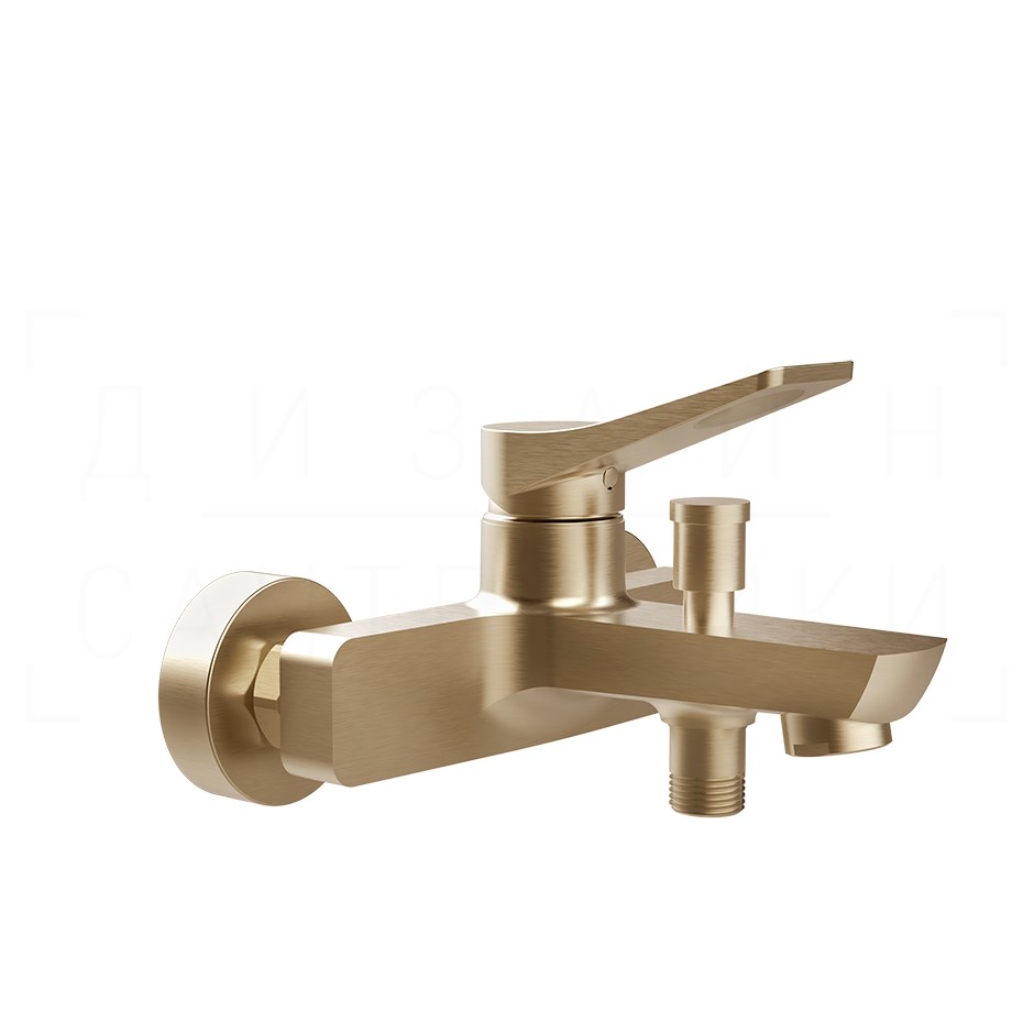 Gessi Rilievo Смеситель для ванны, без душевого гарн., излив 15,3 см, цвет: warm bronze brushed PVD 59013#726