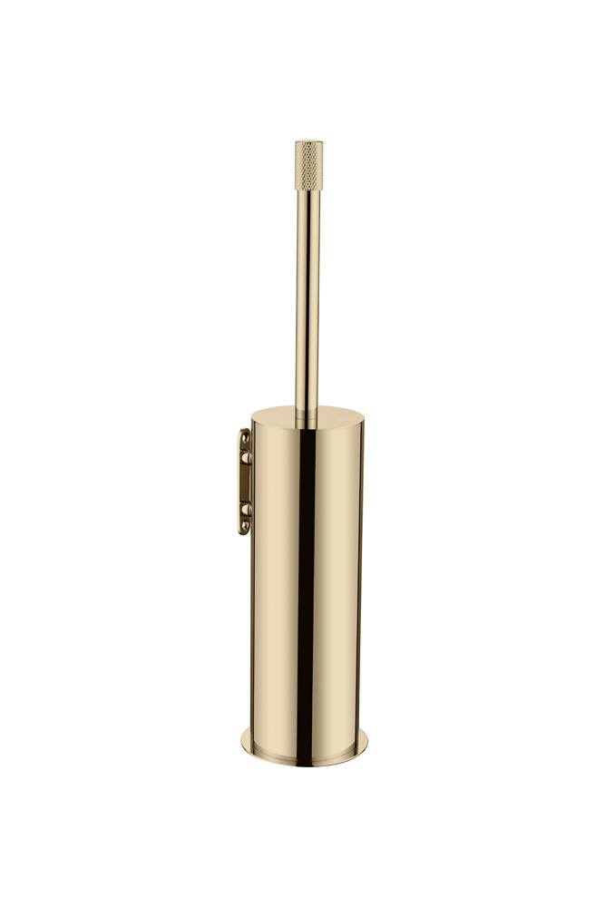 Boheme Uno Ершик для унитаза подвесной с латунной колбой, цвет: gold 10984-G