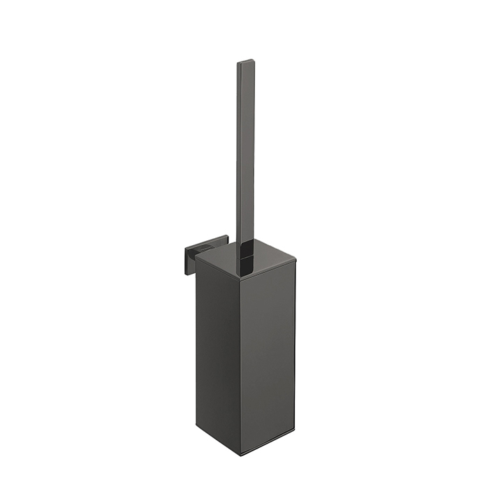 Colombo Design Look Ершик для унитаза подвесной, с латунной колбой, цвет: graphite B1607.GL