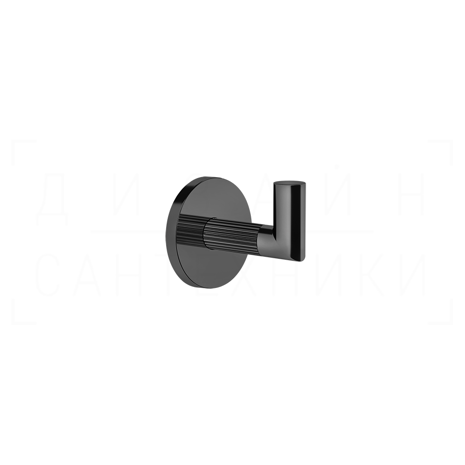 Gessi Ingranaggio Крючок для полотенец одинарный, подвесной, цвет: black metal PVD 63821#706