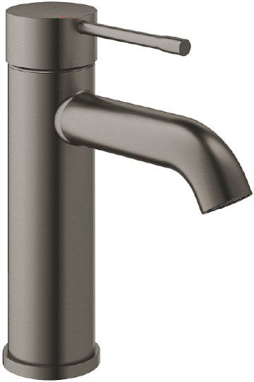 Grohe Essence New Смеситель для раковины, без д/к, дл. излива 11,6 см, цвет: темный графит, матовый 23590AL1