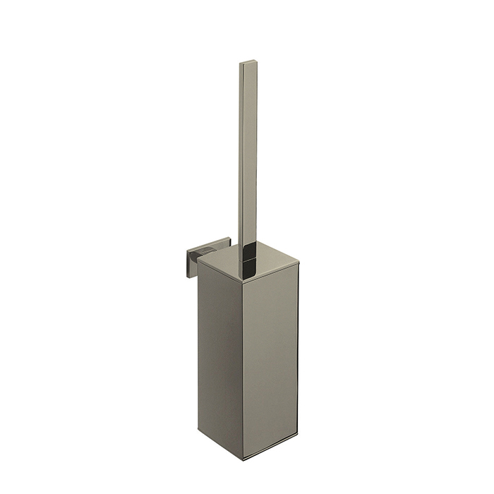 Colombo Design Look Ершик для унитаза подвесной, с латунной колбой, цвет: stainless steel B1607.HPS1