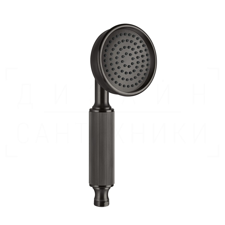 Gessi Venti20 Ручной душ с 1 видом струи, цвет: black metal brushed PVD 65154#707