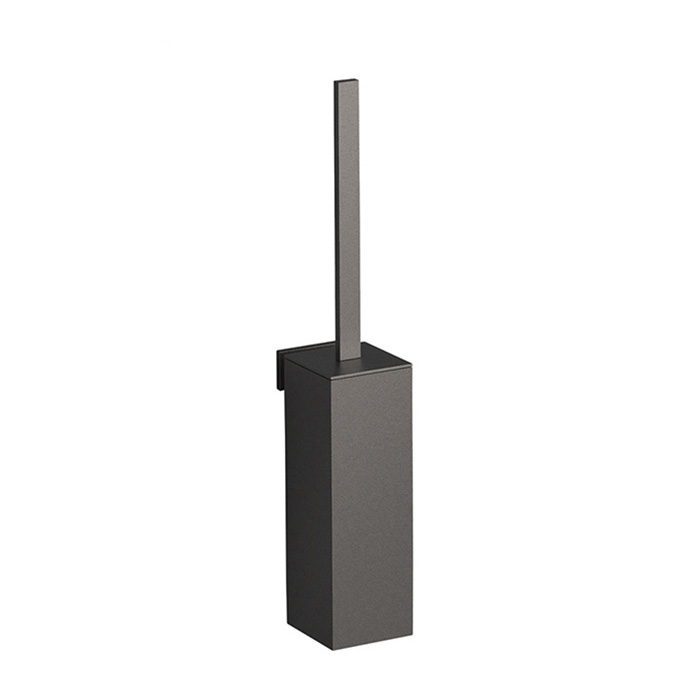 Colombo Design Look Ершик для унитаза подвесной, с латунной колбой, цвет: matt graphite B1607.GM