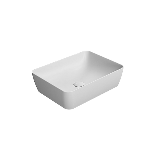 GSI Nubes Раковина чаша 50x38x14h см, без перелива, без д/к, цвет: белый матовый 903709
