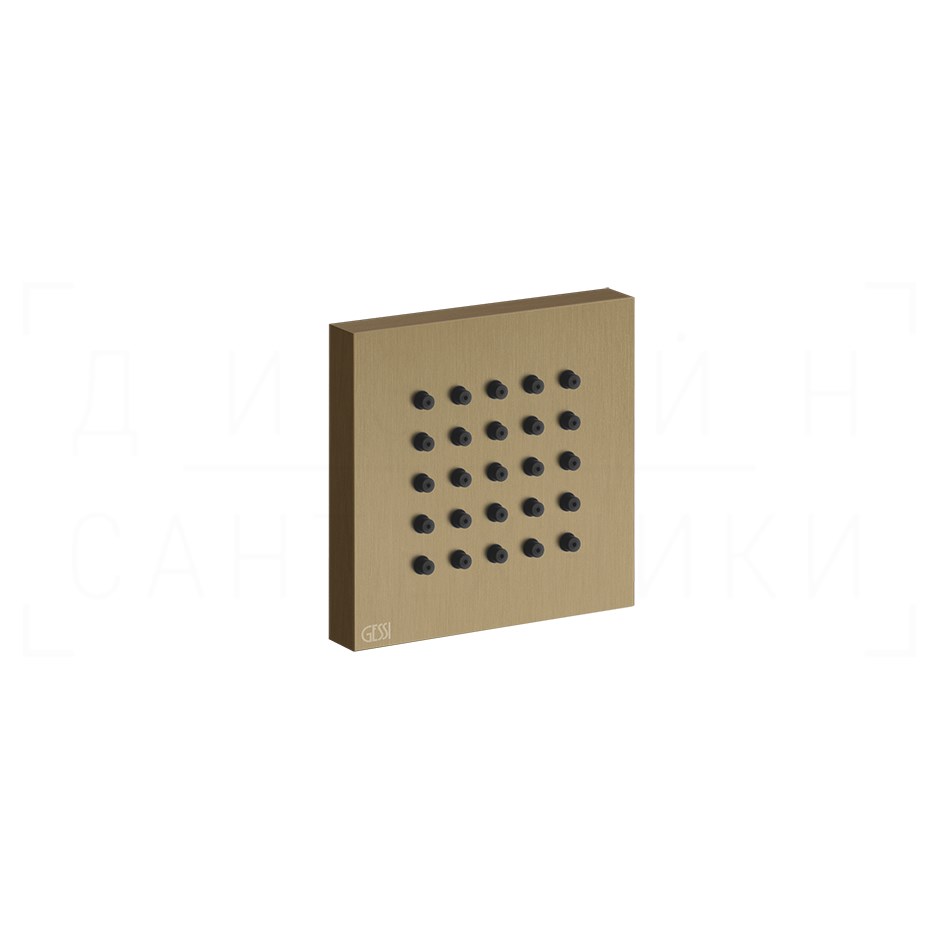 Gessi Body Jets Душевая форсунка боковая 6,5 см цвет: deep bronze brushed PVD 32973#791