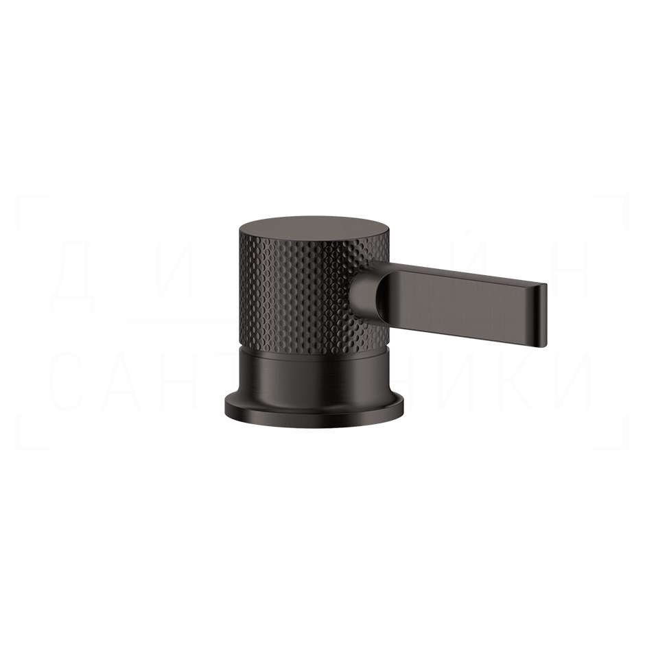 Gessi Inciso Смеситель для раковины, без излива и донного клапана, цвет: black metal brushed PVD 58200#707