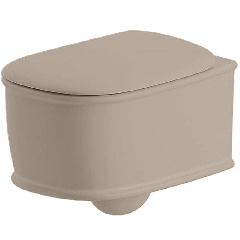 ArtCeram Atelier Унитаз подвесной безободковый 37x52 см, цвет: brown matera ATV001 41 00