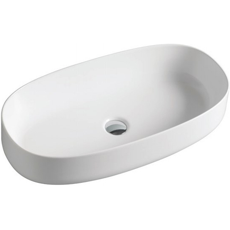 ArtCeram Cognac Раковина чаша 68x35x15h см, без перелива, покрытие Saniglaze, цвет: matt white COL005 05 00