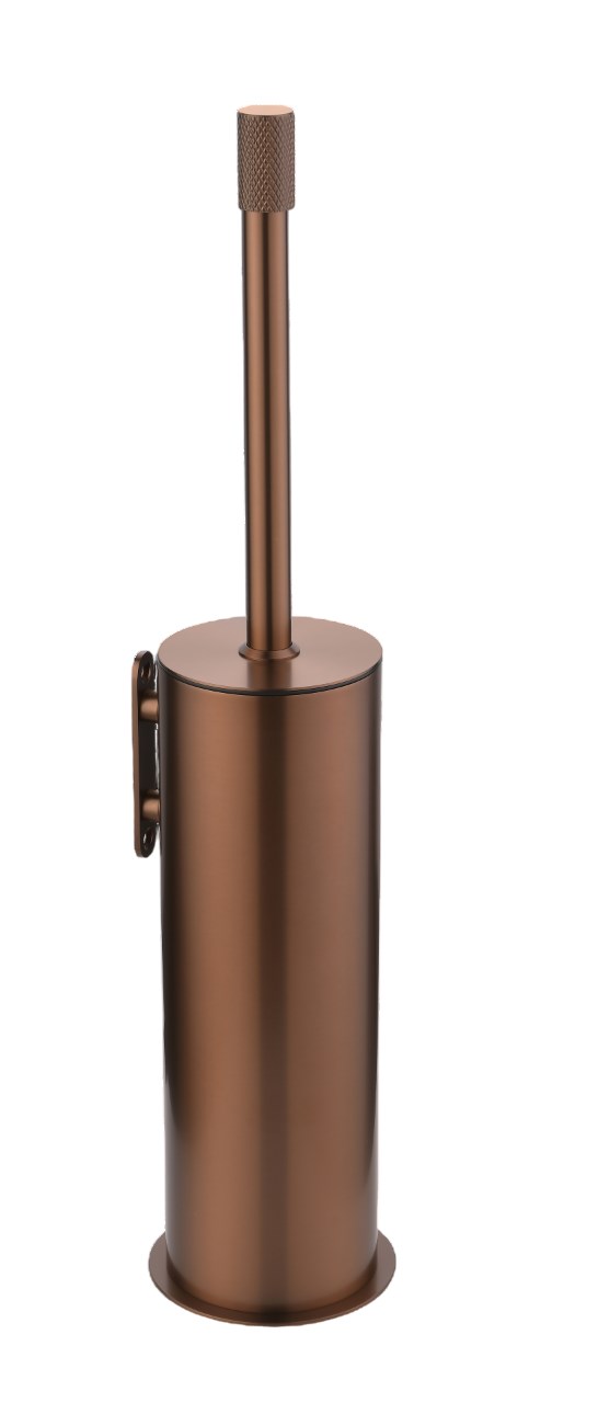 Boheme Uno Ершик для унитаза подвесной с латунной колбой, цвет: brushed bronze 10984-BRB