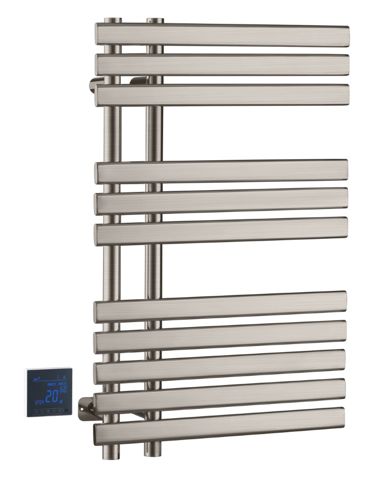 Boheme Venturo Spirale Полотенцесушитель электрический 50x80h см, цвет: nickel brush 723-NB