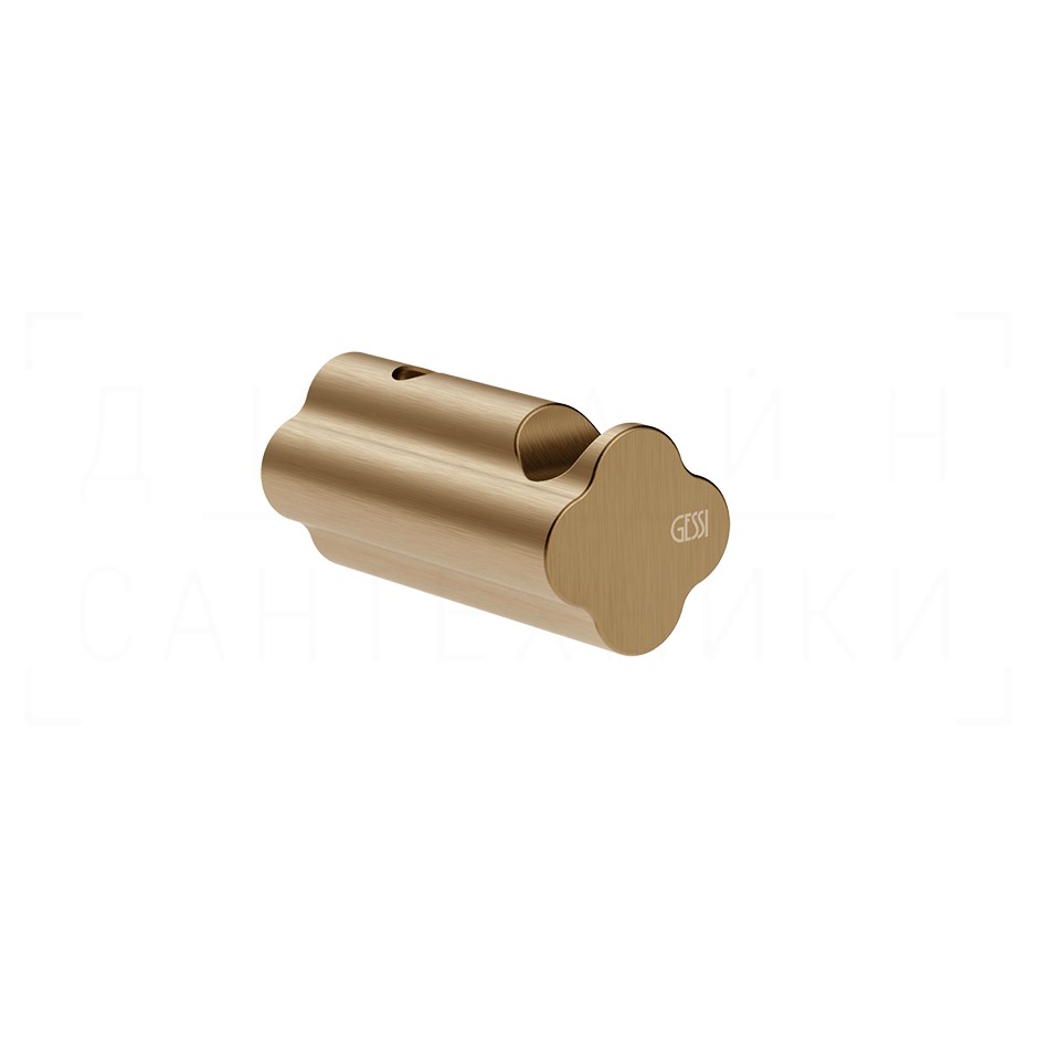 Gessi Ludovica Крючок для полотенец одинарный, подвесной, цвет: warm bronze brushed PVD 76521#726